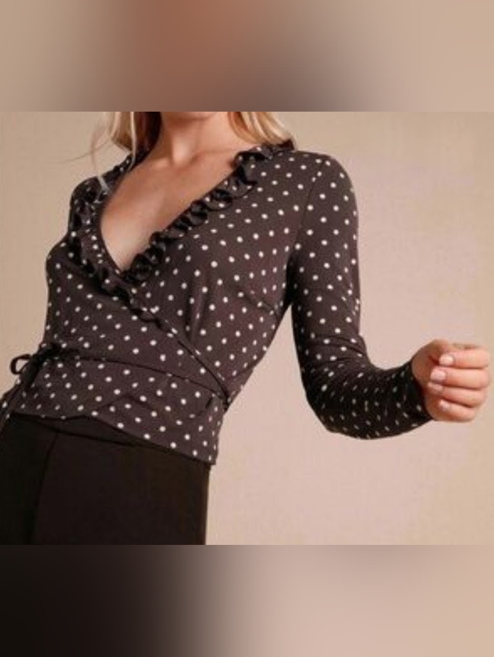 NWOT Rouje Polka Dot Top